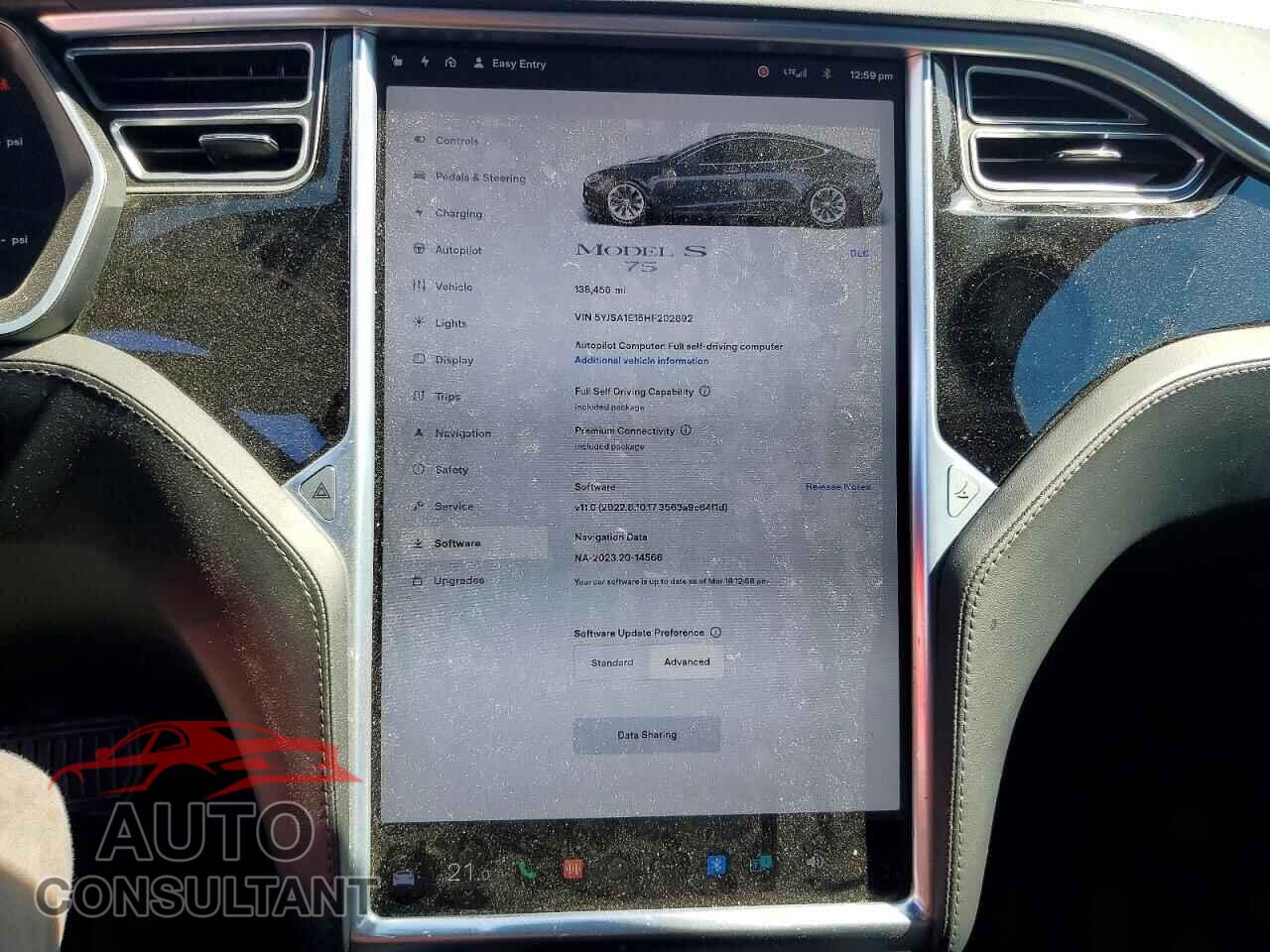 TESLA MODEL S 2017 - 5YJSA1E15HF202892