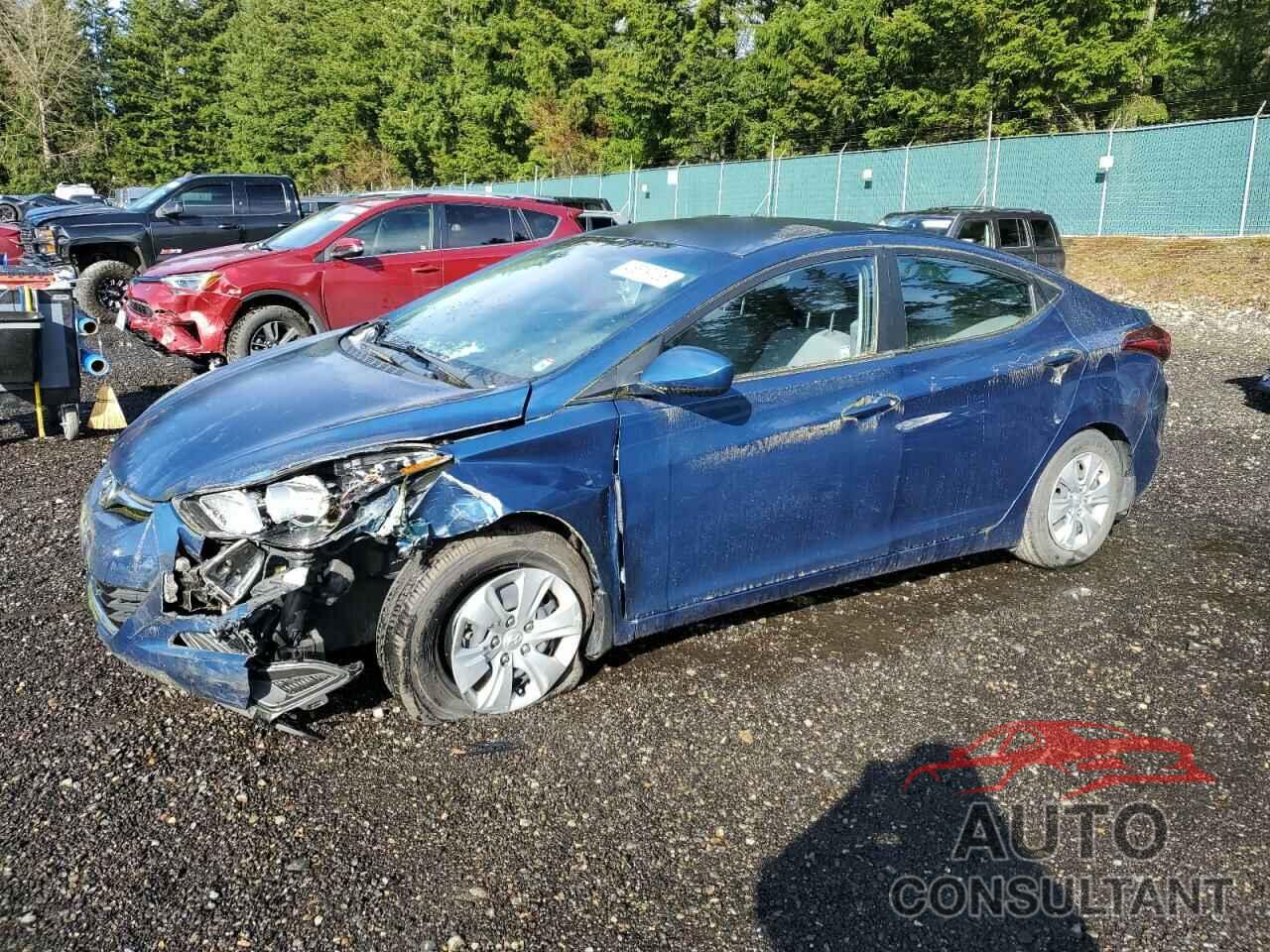 HYUNDAI ELANTRA 2016 - KMHDH4AE7GU526345
