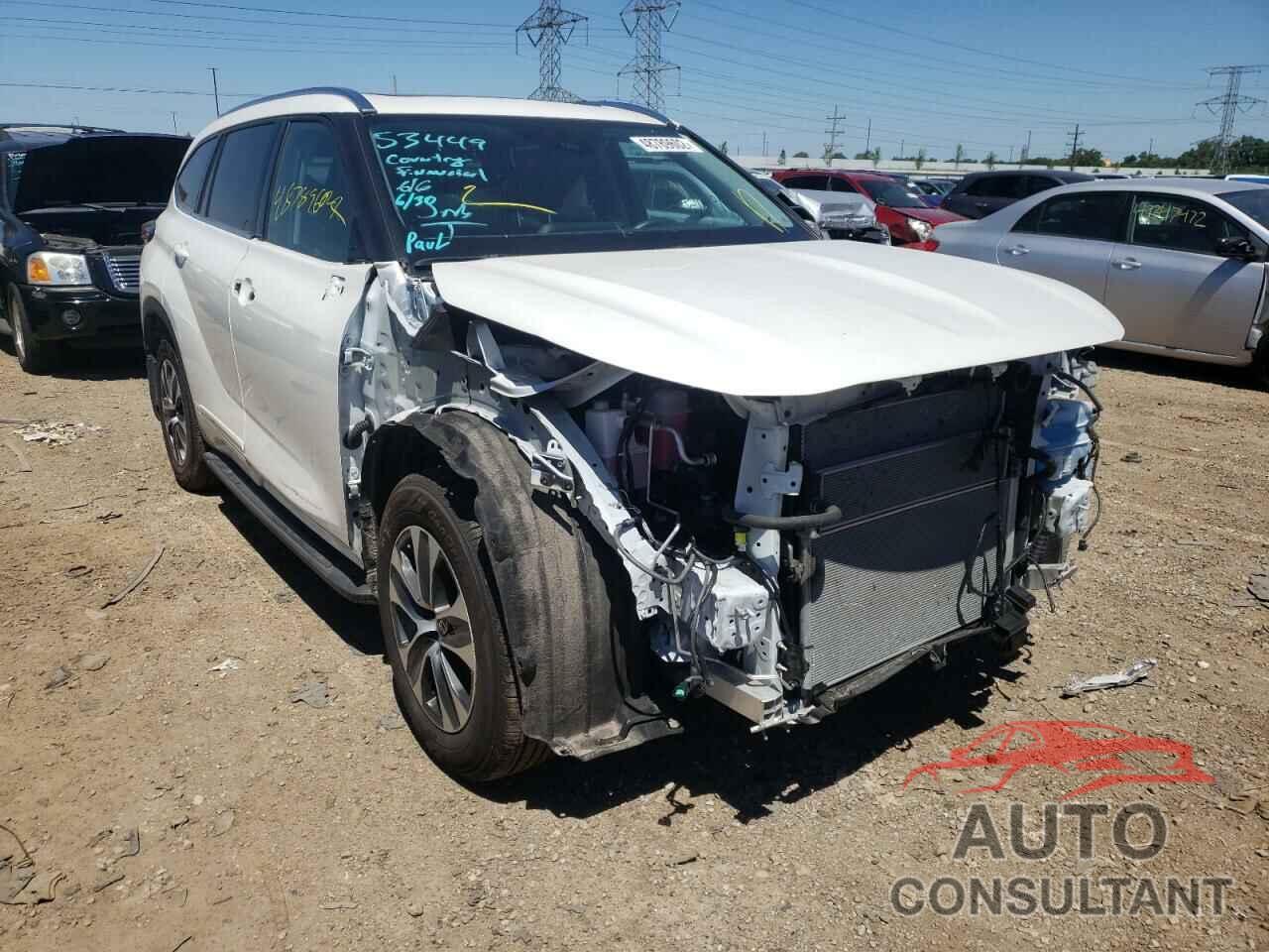 TOYOTA HIGHLANDER 2021 - 5TDGBRCH6MS045056