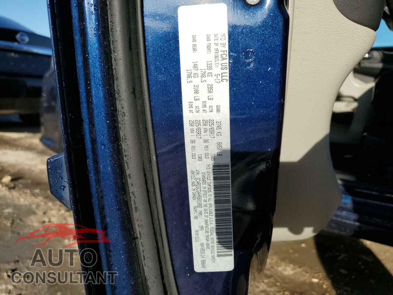 DODGE CARAVAN 2017 - 2C4RDGCG4HR801092