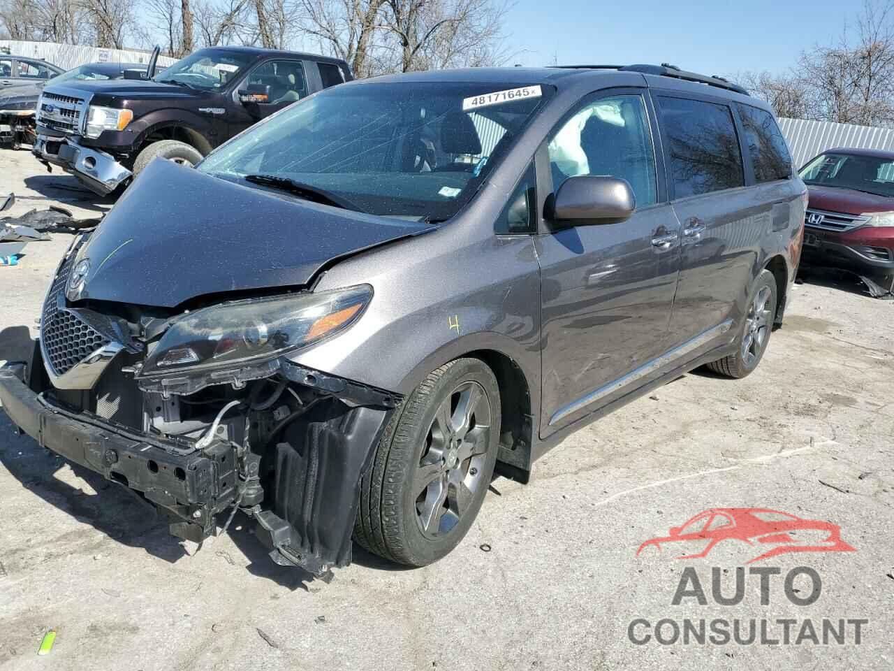 TOYOTA SIENNA 2015 - 5TDXK3DC2FS629568