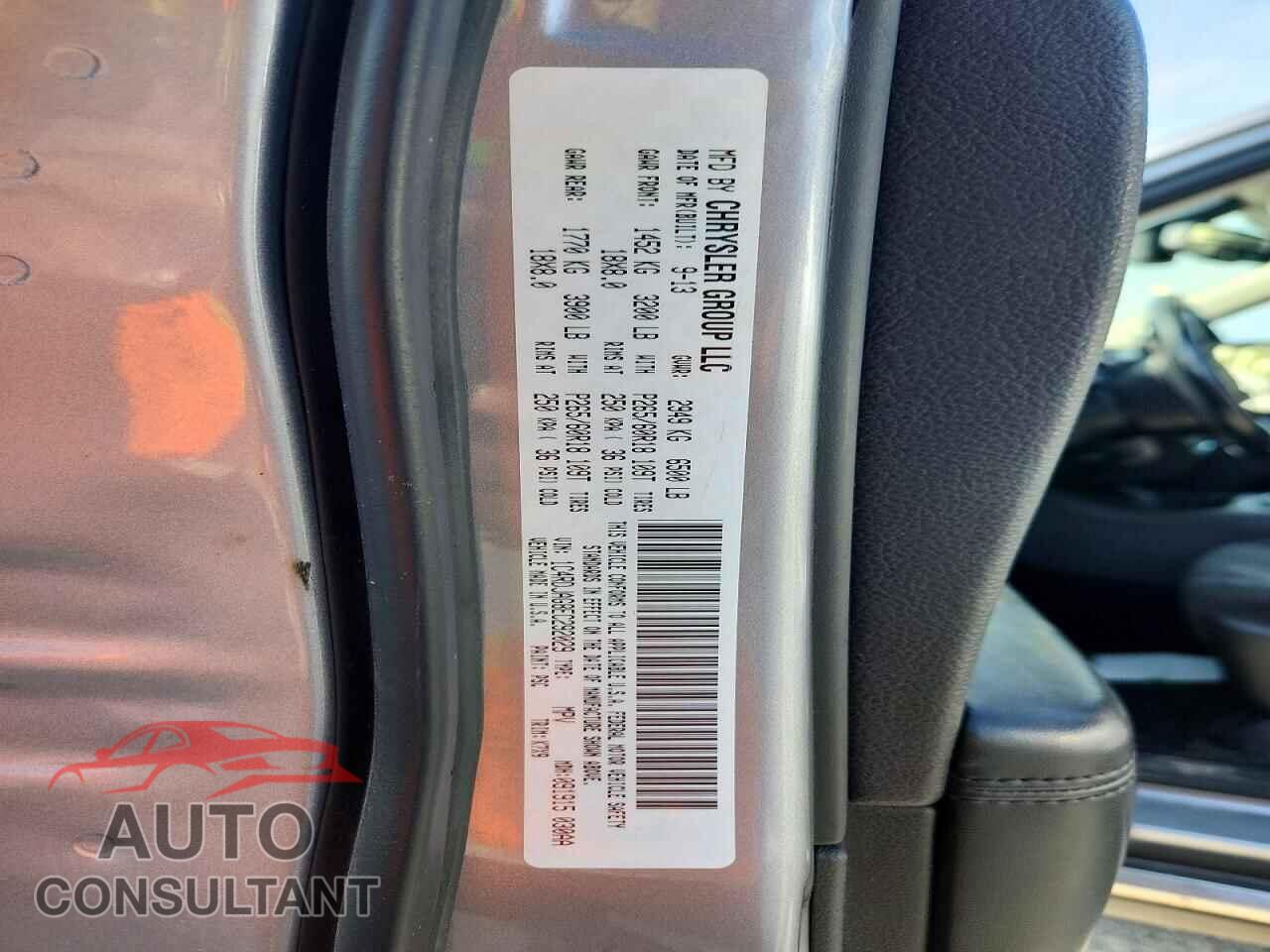 DODGE DURANGO 2014 - 1C4RDJAG8EC292029