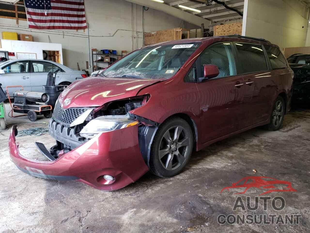 TOYOTA SIENNA 2017 - 5TDXZ3DC9HS884541