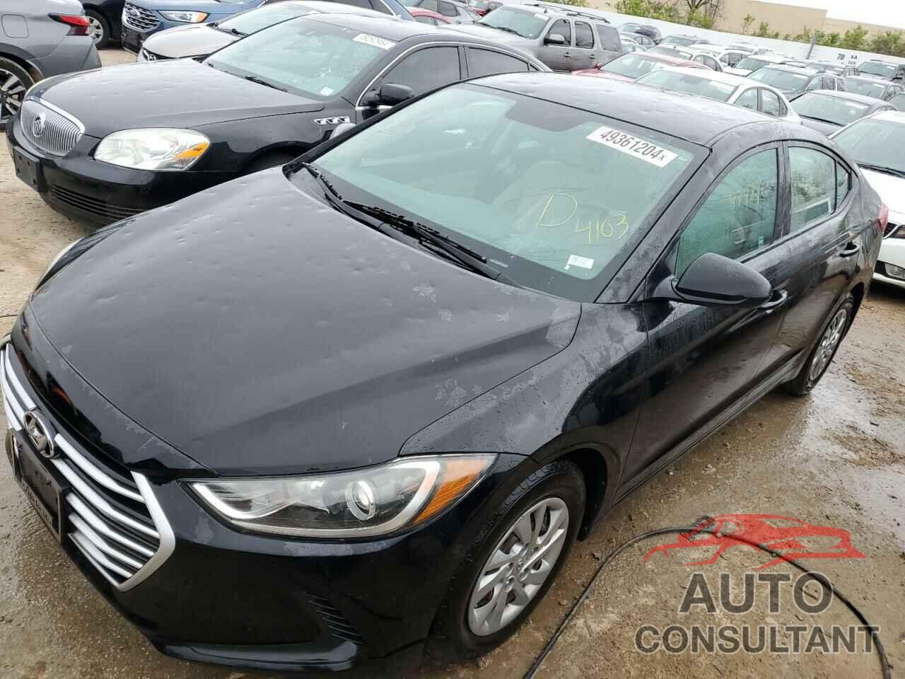 HYUNDAI ELANTRA 2018 - KMHD74LF1JU580403