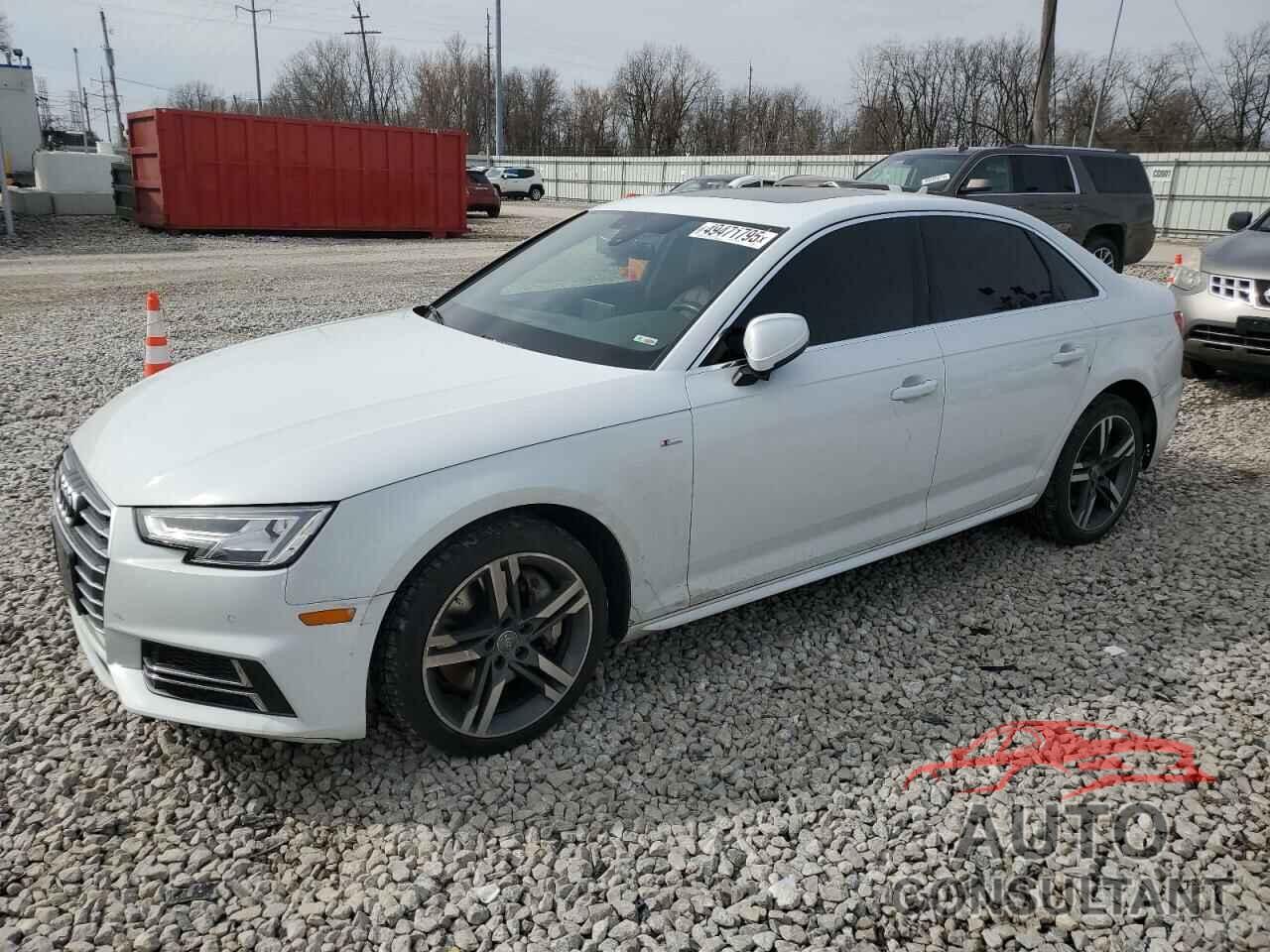 AUDI A4 2017 - WAUENAF42HN036677