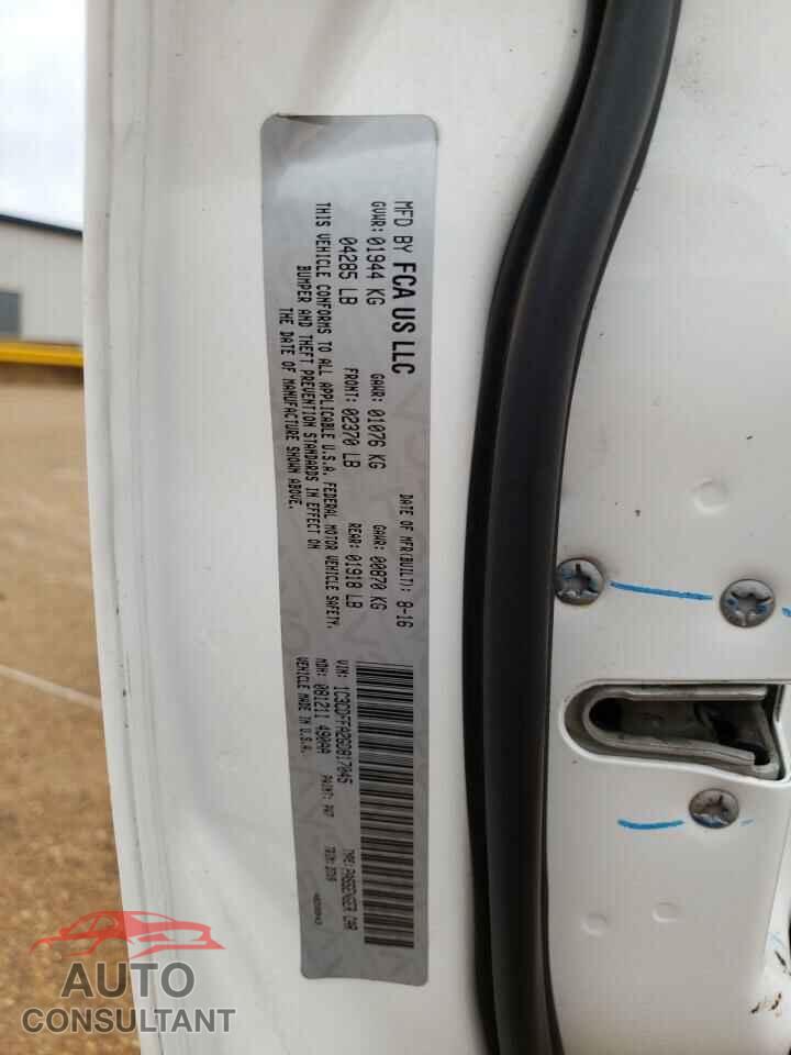 DODGE DART 2016 - 1C3CDFFA2GD817045