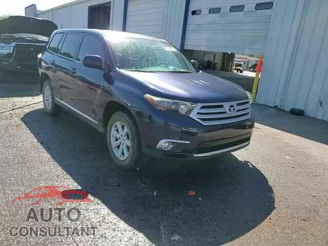 TOYOTA HIGHLANDER 2013 - 5TDZA3EH8DS044223