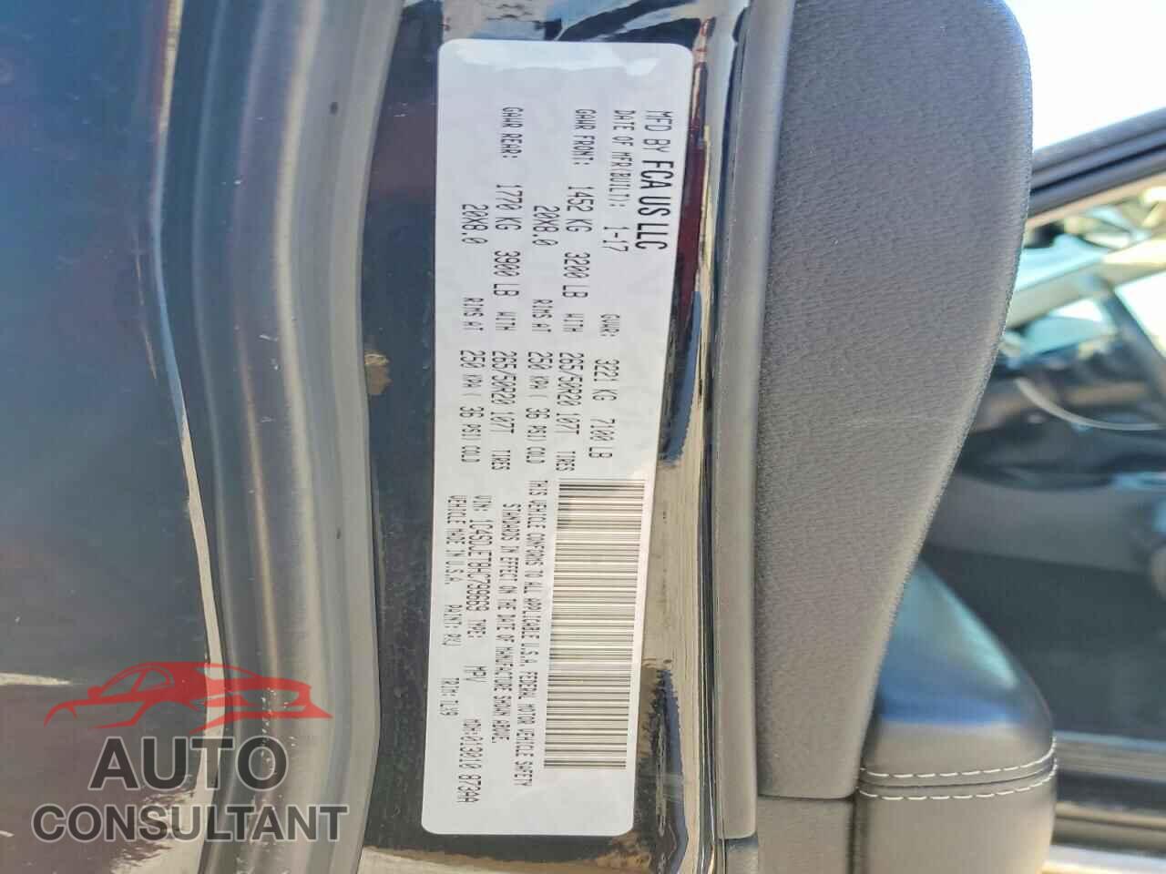 DODGE DURANGO 2017 - 1C4SDJET8HC799669