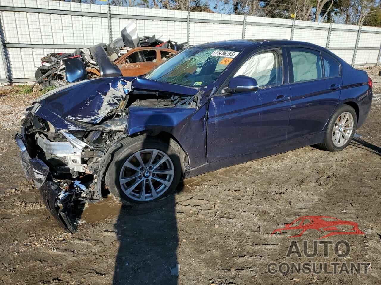 BMW 3 SERIES 2017 - WBA8A3C54HK691295