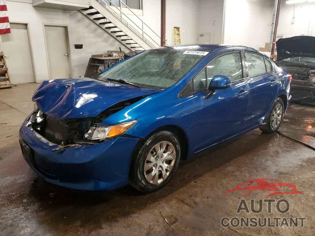 HONDA CIVIC 2012 - 2HGFB2F58CH553287