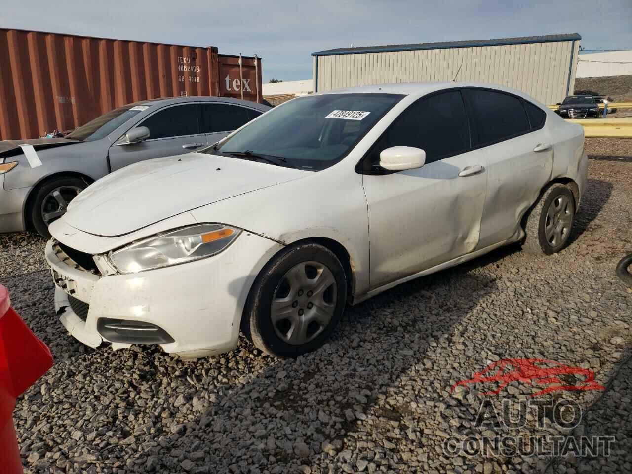 DODGE DART 2016 - 1C3CDFAA4GD635662