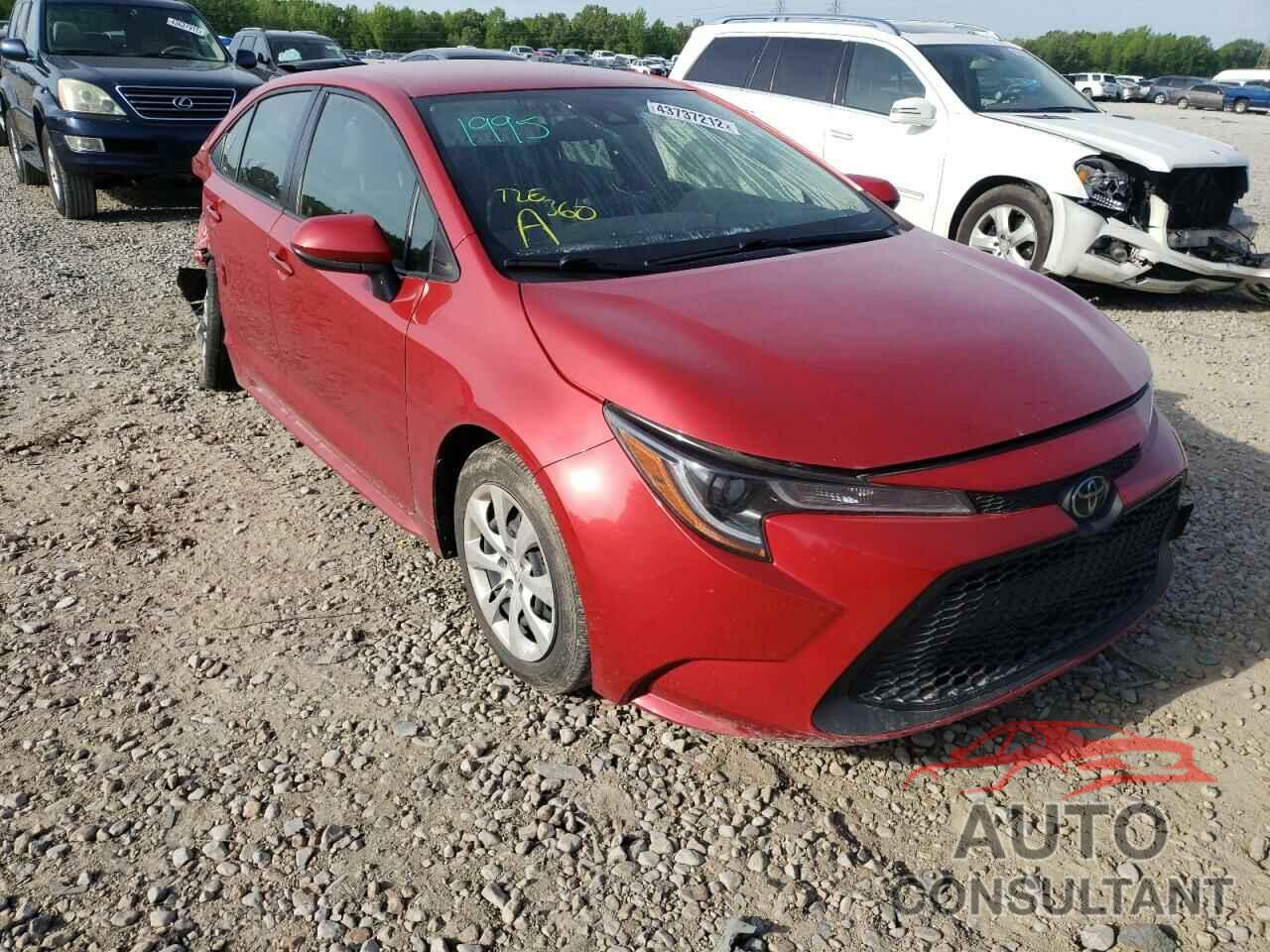 TOYOTA COROLLA 2020 - JTDEPRAE3LJ029006