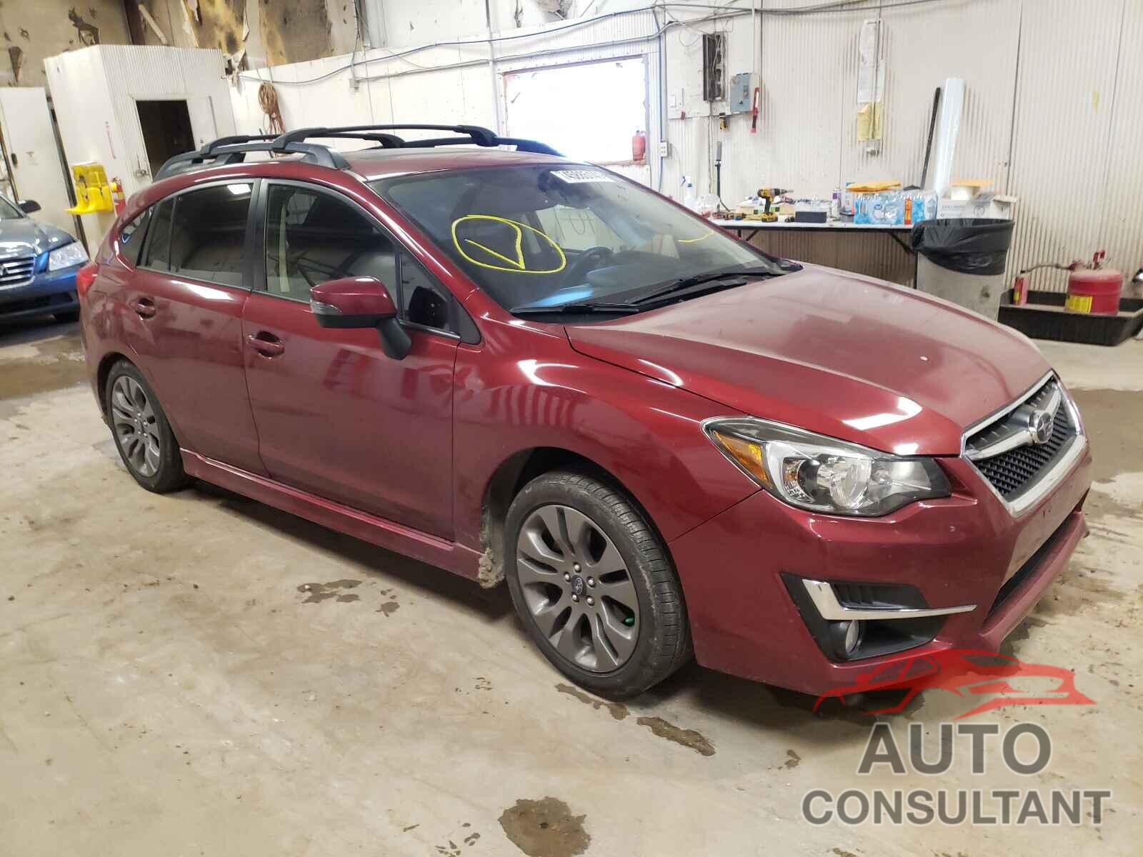 SUBARU IMPREZA 2016 - JF1GPAP67G8321321