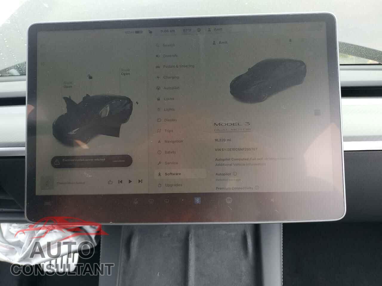 TESLA MODEL 3 2022 - 5YJ3E1EC6NF295797