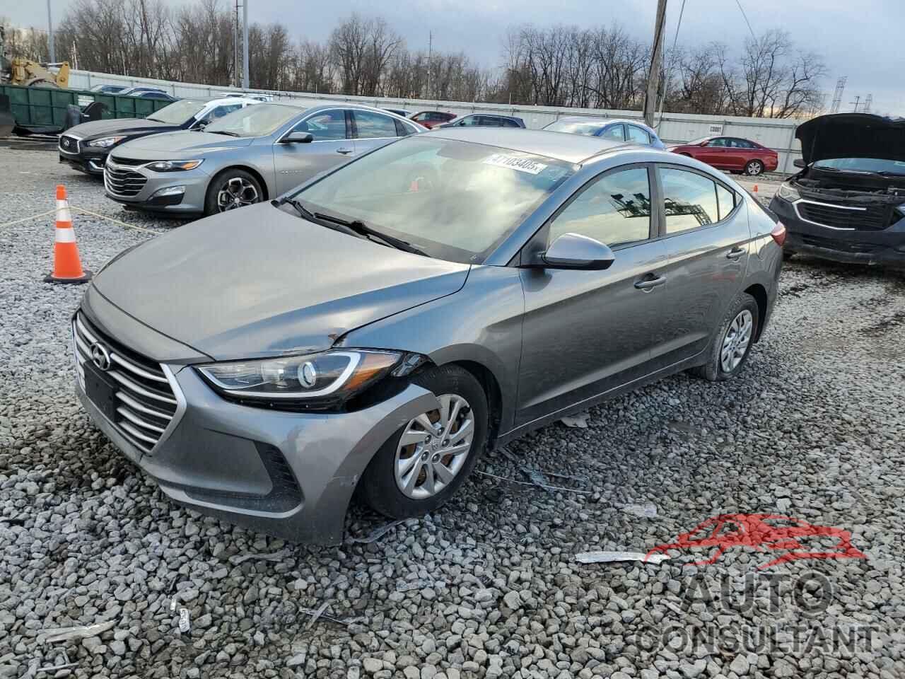 HYUNDAI ELANTRA 2017 - KMHD74LF4HU095361