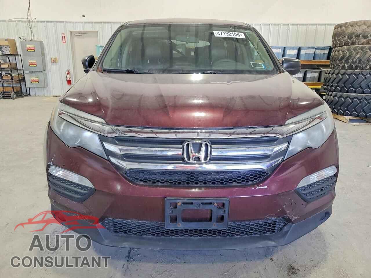 HONDA PILOT 2016 - 5FNYF6H1XGB020060