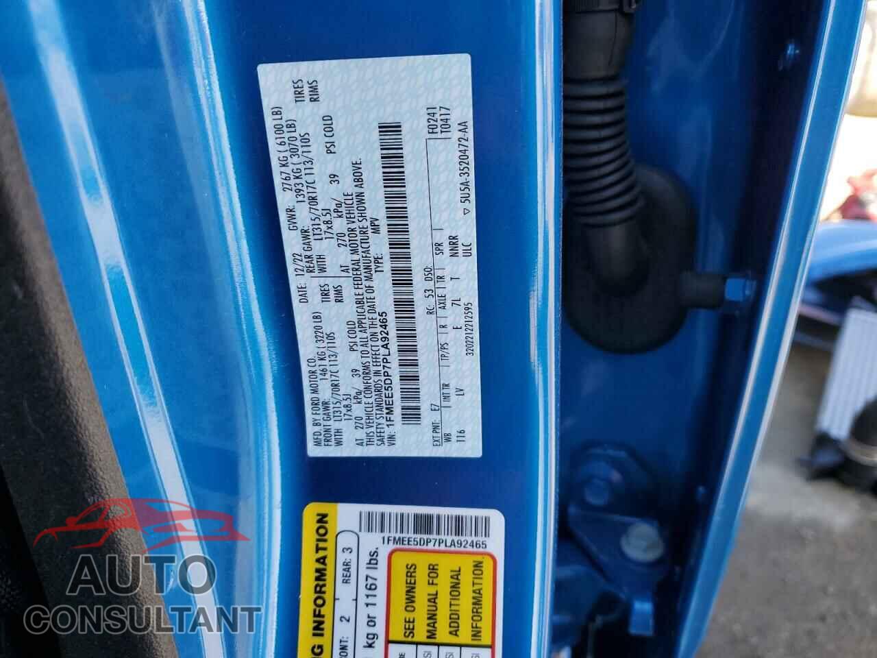FORD BRONCO 2023 - 1FMEE5DP7PLA92465