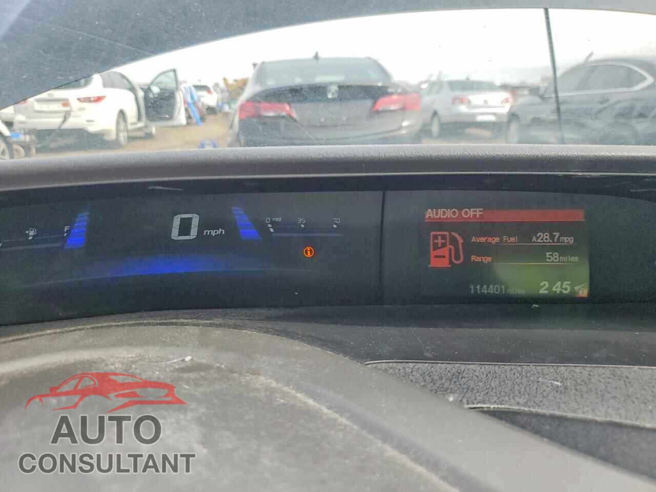 HONDA CIVIC 2012 - 2HGFG3B54CH538850