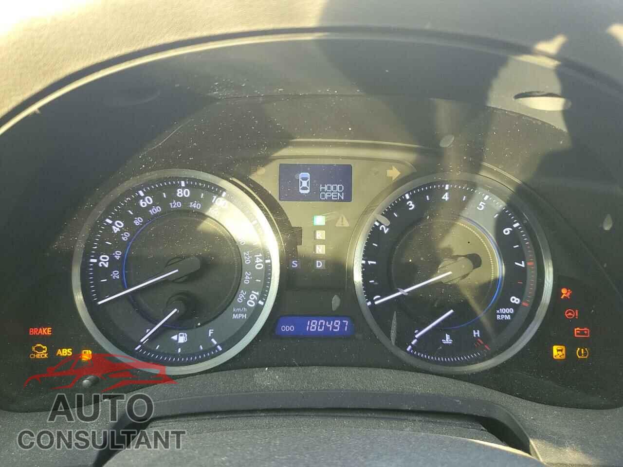 LEXUS IS 2012 - JTHBE5C22C5029199