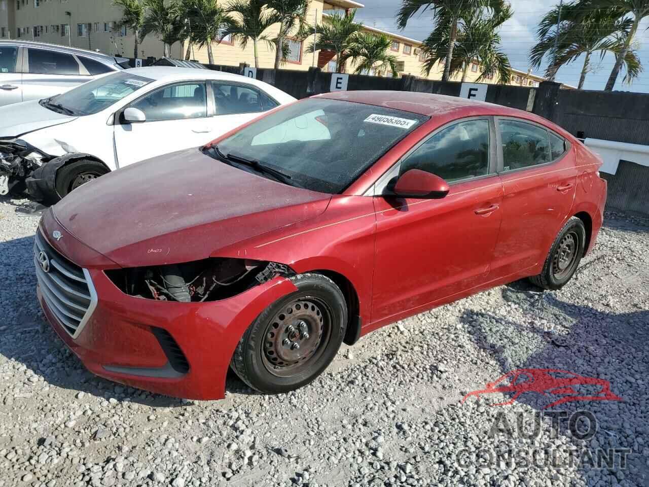 HYUNDAI ELANTRA 2018 - 5NPD74LF1JH215153