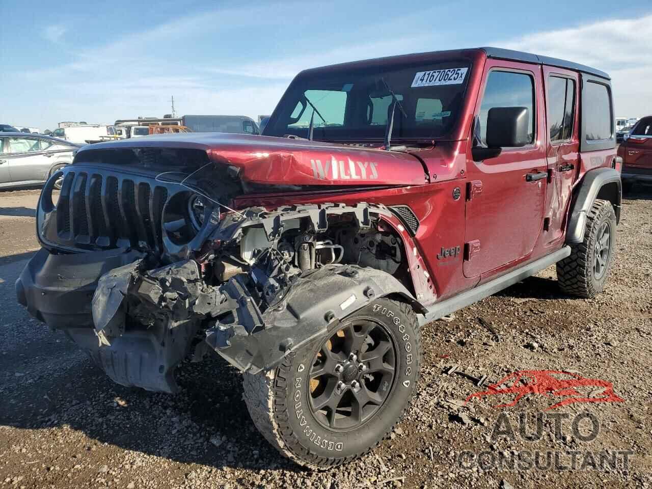 JEEP WRANGLER 2021 - 1C4HJXDG4MW734322