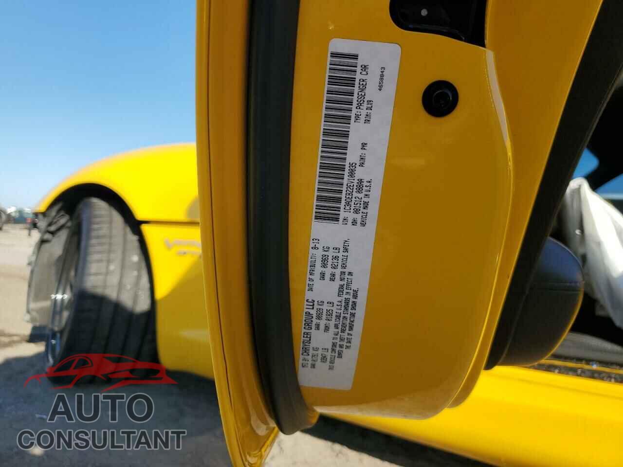 DODGE VIPER 2014 - 1C3ADEBZ2EV100035