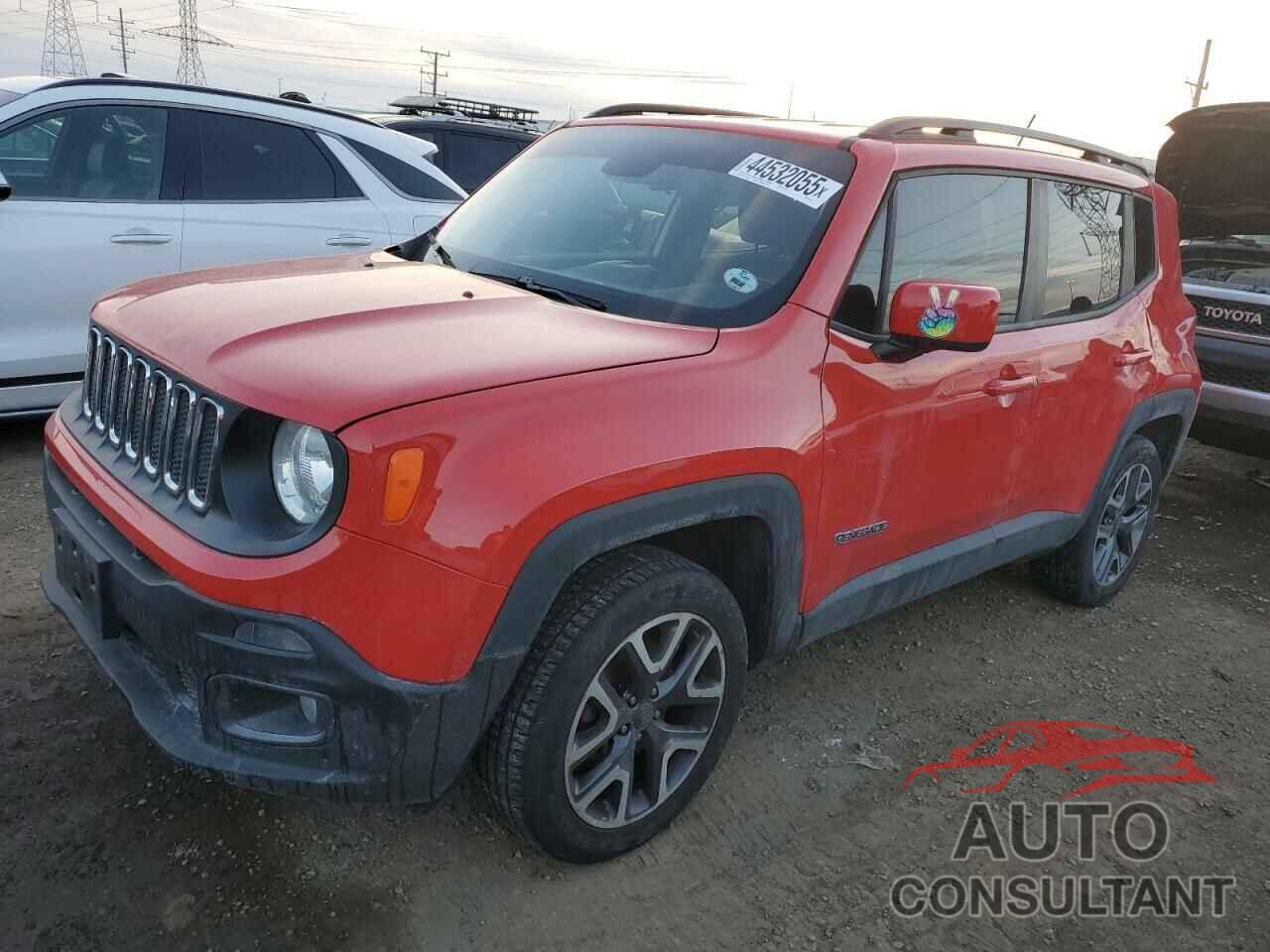 JEEP RENEGADE 2016 - ZACCJBBT4GPD02439