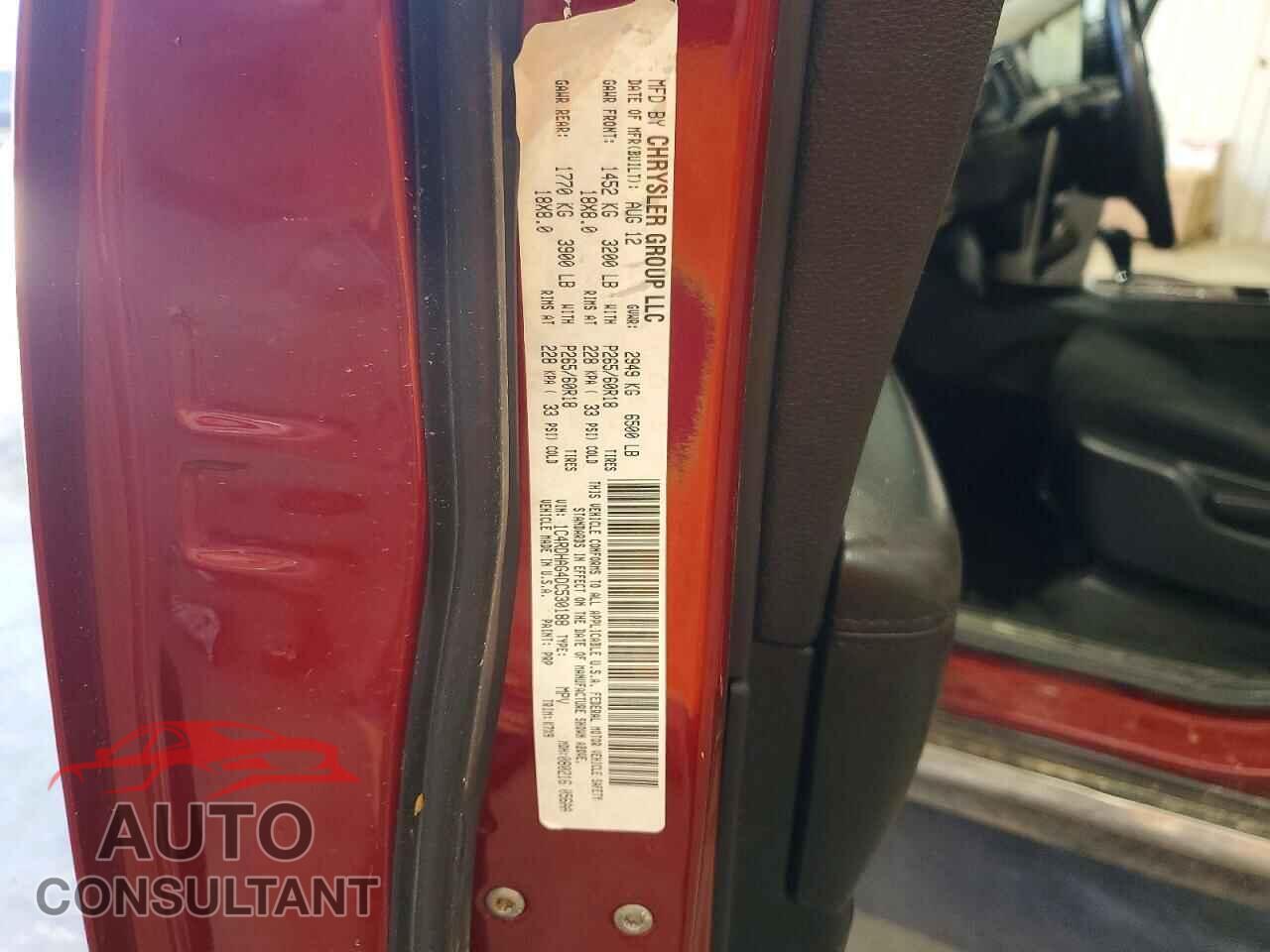 DODGE DURANGO 2013 - 1C4RDHAG4DC530188