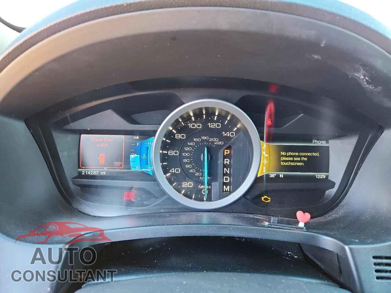 FORD EXPLORER 2012 - 1FMHK7D83CGB04169