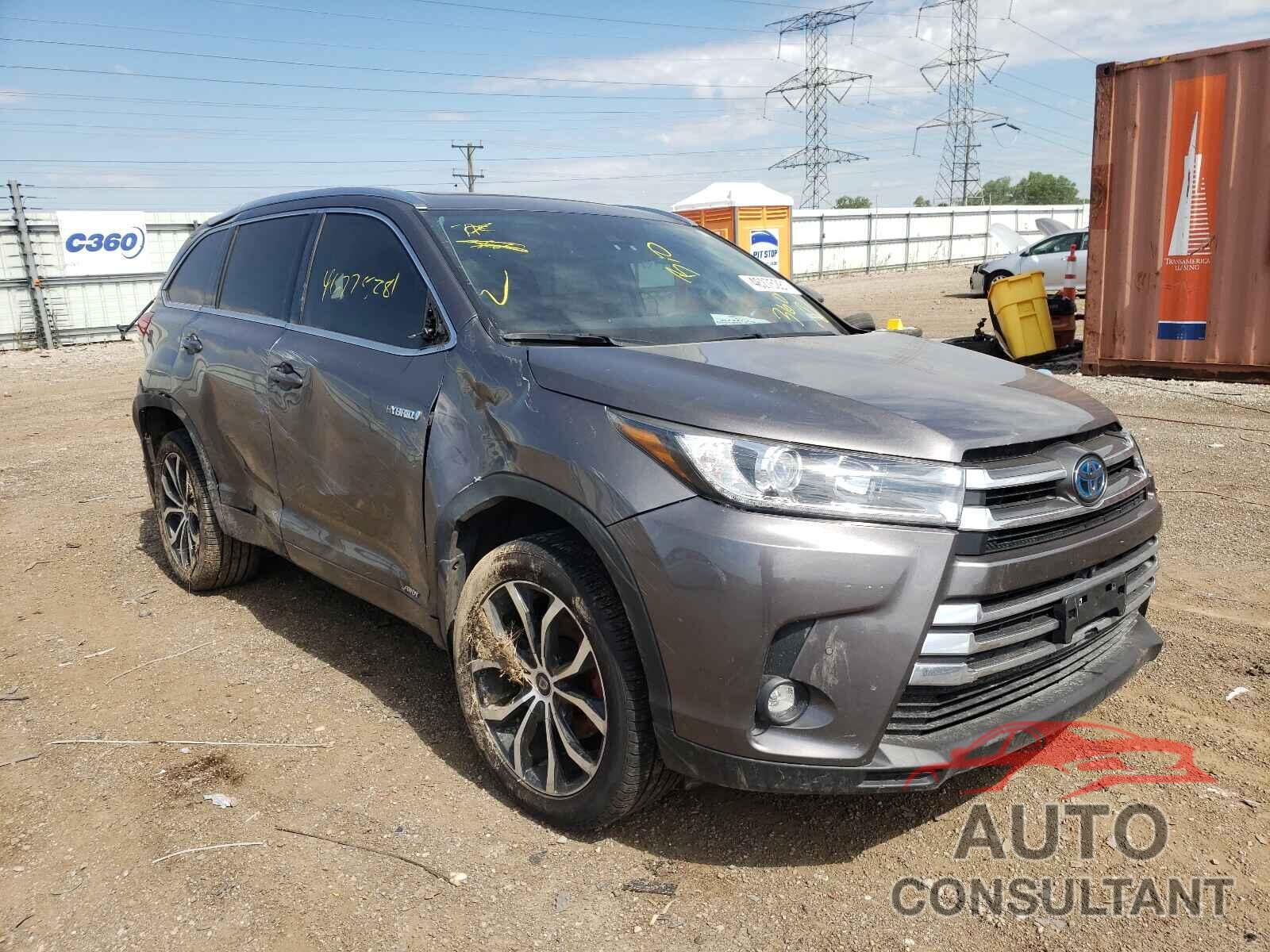 TOYOTA HIGHLANDER 2019 - 5TDDGRFHXKS070779