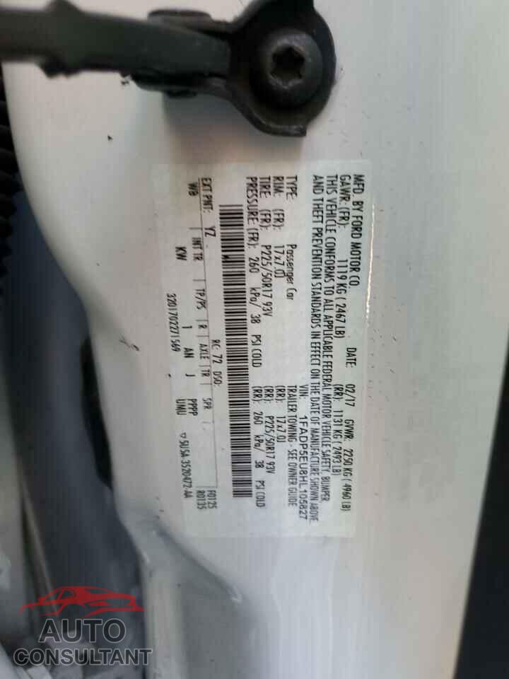 FORD CMAX 2017 - 1FADP5EU8HL105827