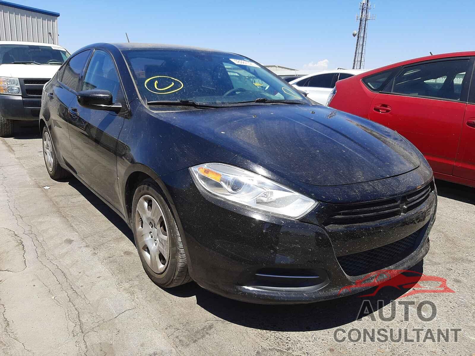 DODGE DART 2016 - 1C3CDFAA8GD593657