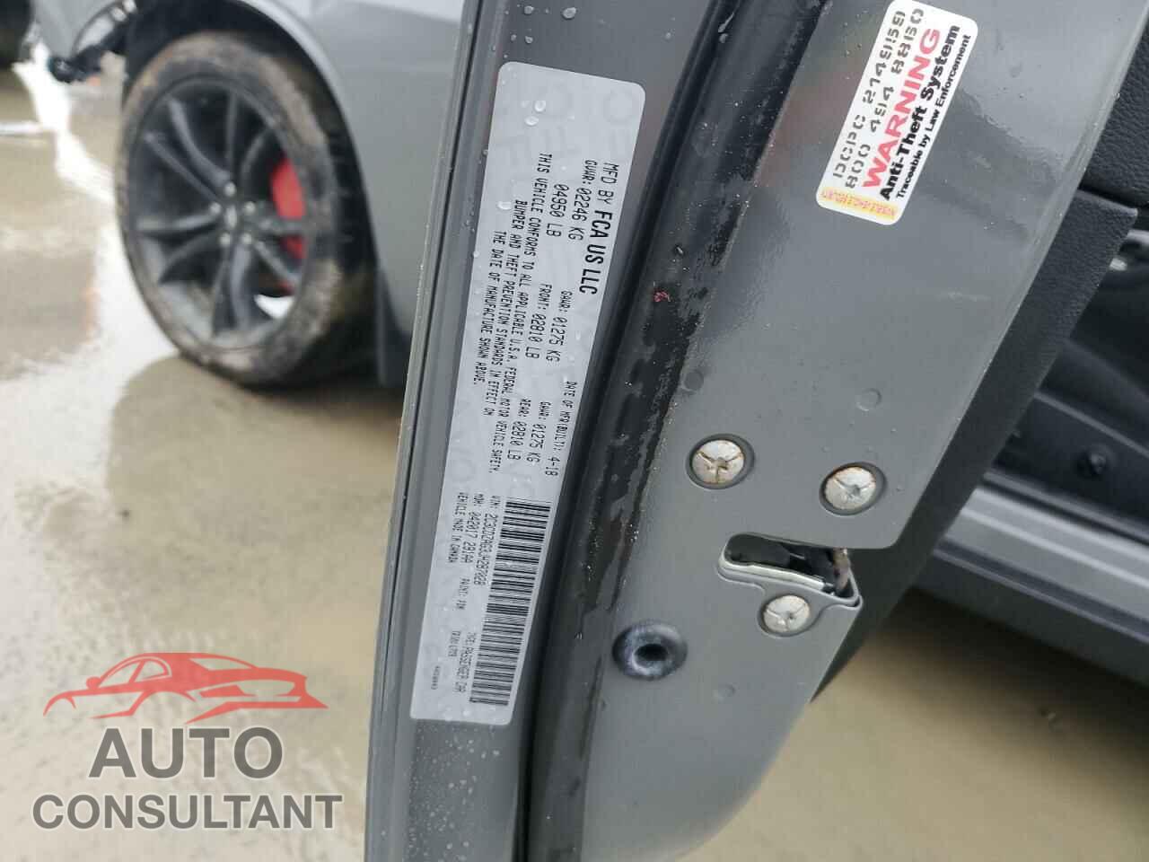 DODGE CHALLENGER 2018 - 2C3CDZAG3JH287028