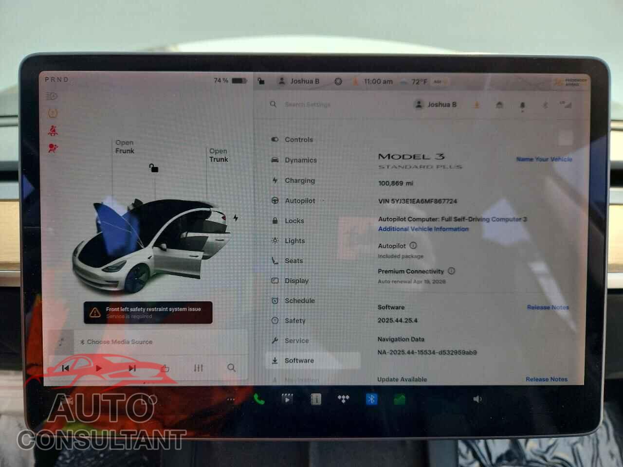 TESLA MODEL 3 2021 - 5YJ3E1EA6MF867724