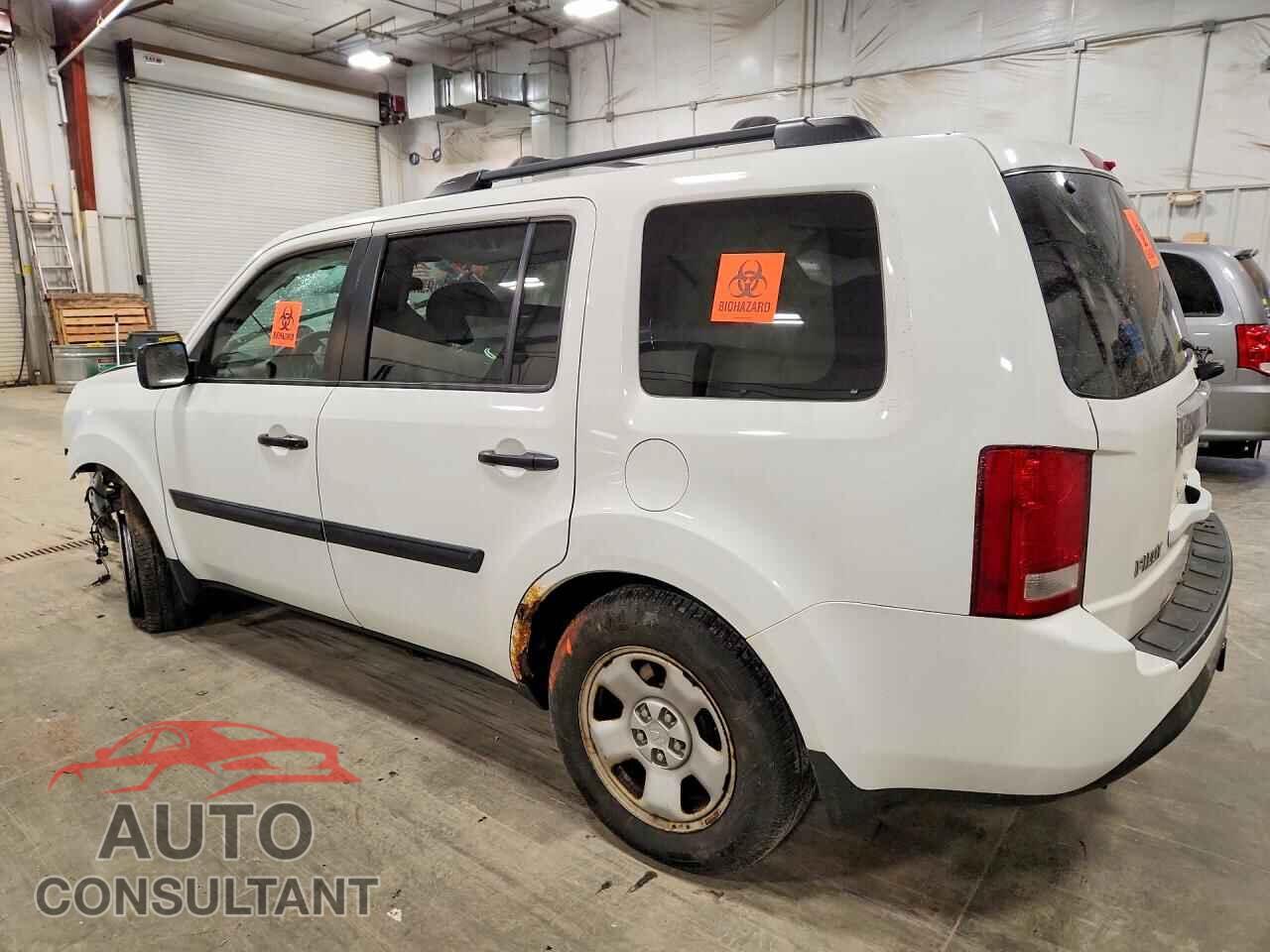 HONDA PILOT 2013 - 5FNYF4H22DB085722