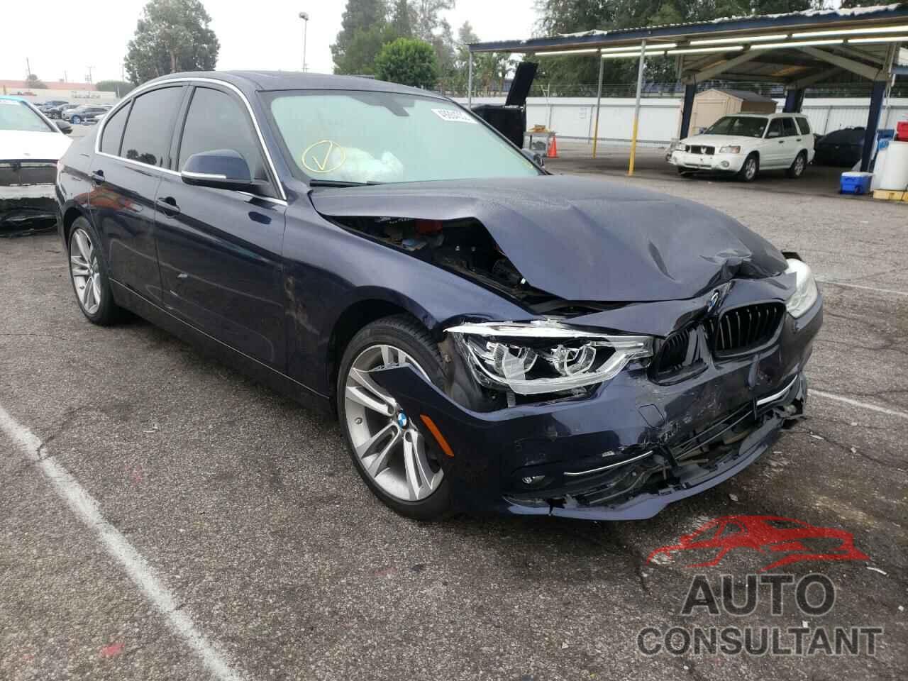 BMW 3 SERIES 2017 - WBA8B9G34HNU53888
