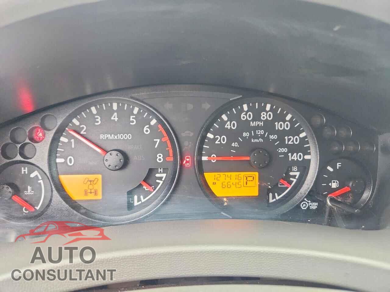 NISSAN FRONTIER 2012 - 1N6AD0EVXCC449232