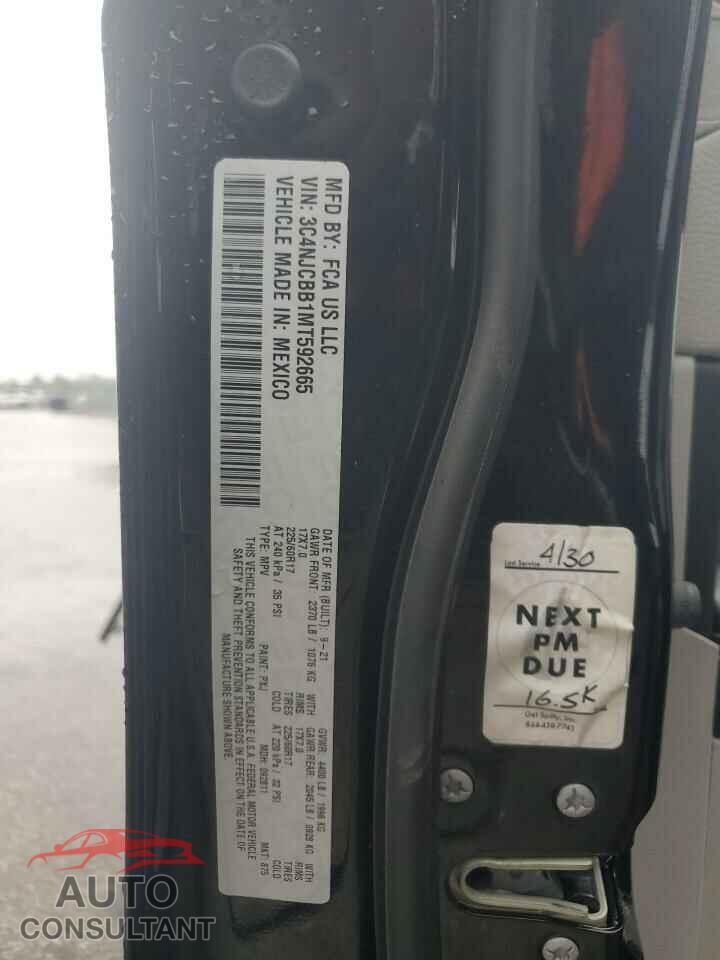 JEEP COMPASS 2021 - 3C4NJCBB1MT592665