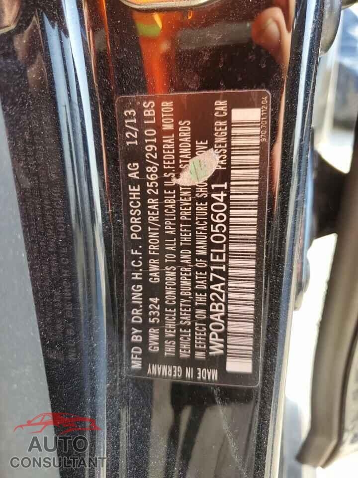 PORSCHE PANAMERA 2014 - WP0AB2A71EL056041