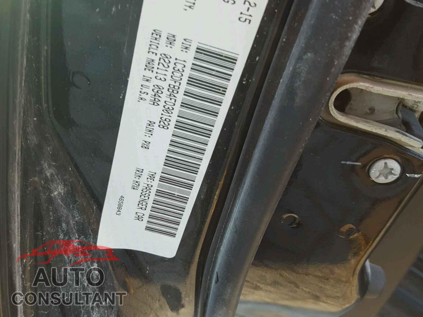 DODGE DART 2015 - 1C3CDFBB4FD301928
