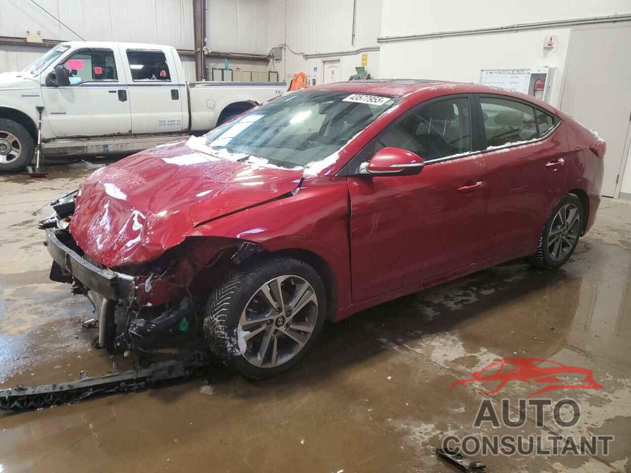HYUNDAI ELANTRA 2018 - KMHD84LF3JU649556