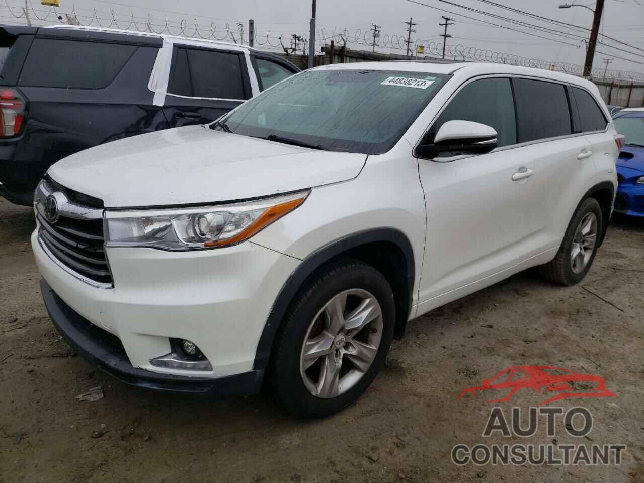 TOYOTA HIGHLANDER 2016 - 5TDYKRFH7GS170300