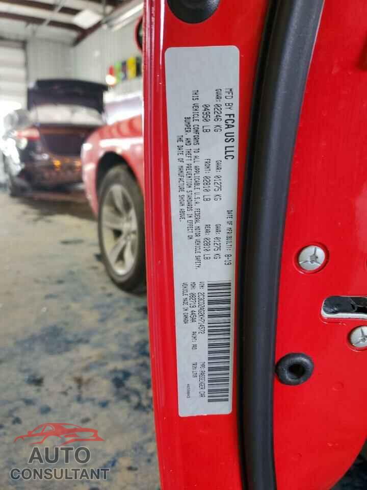 DODGE CHALLENGER 2019 - 2C3CDZAG2KH714572