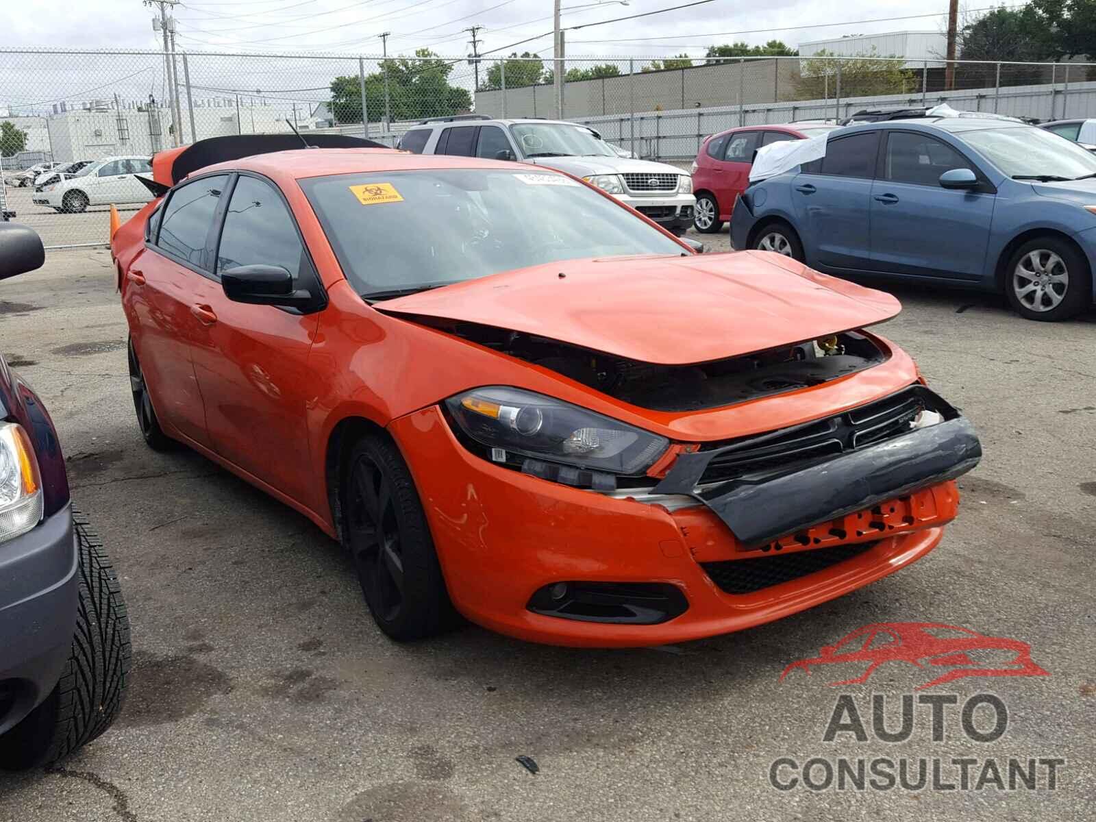 DODGE DART 2015 - 1C3CDFBB0FD378666