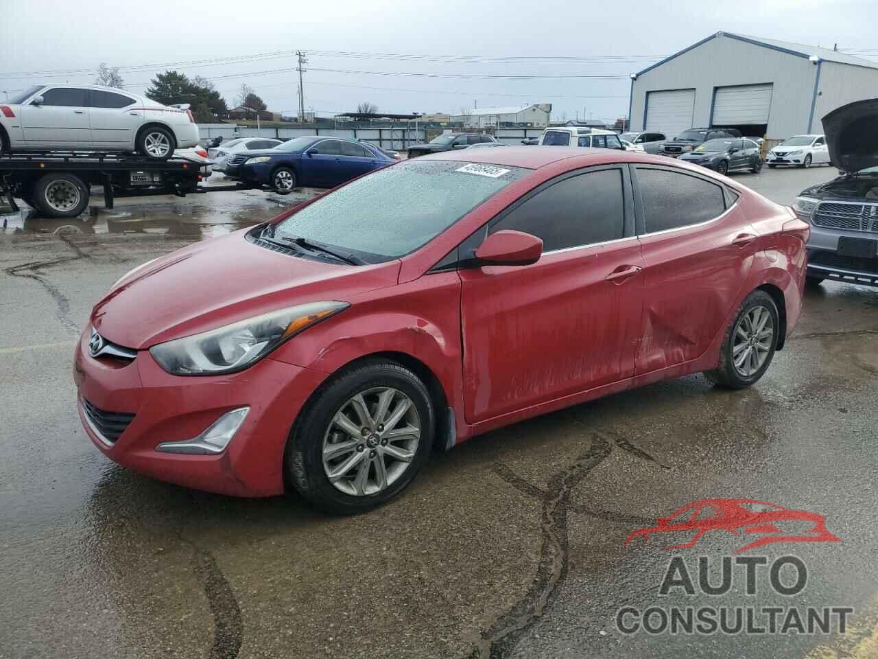 HYUNDAI ELANTRA 2014 - KMHDH4AEXEU093049