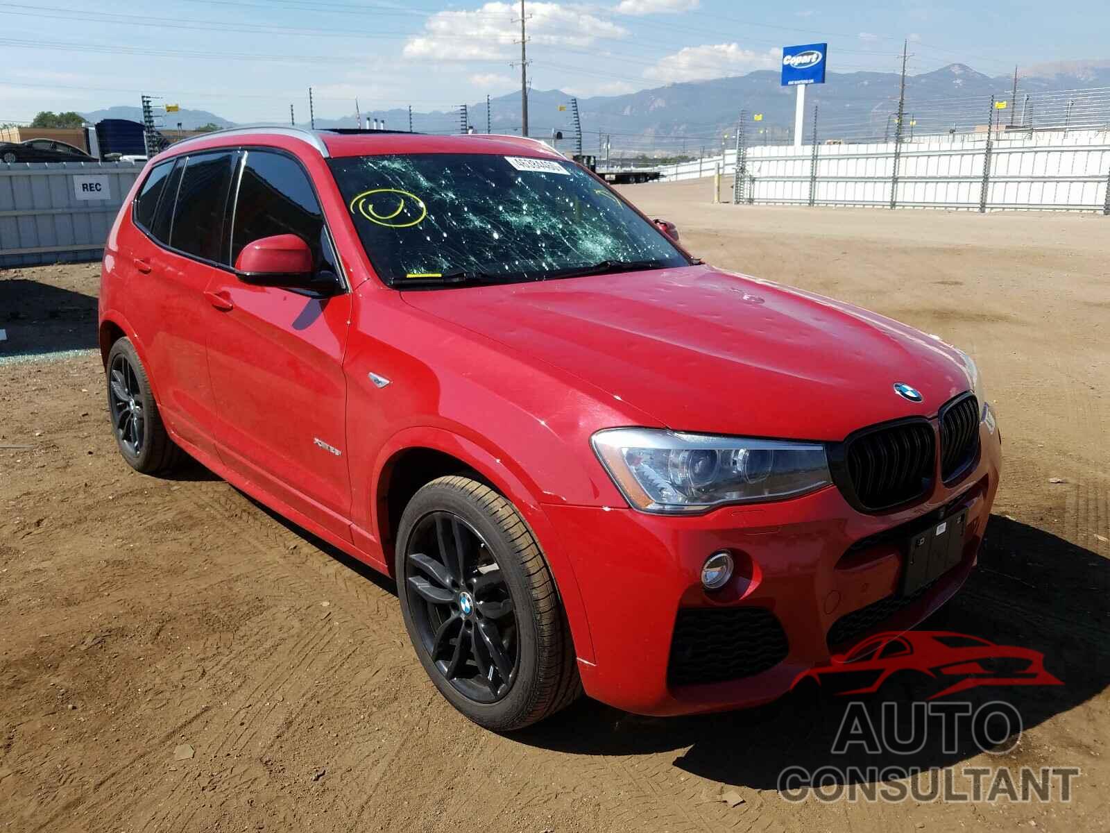 BMW X3 2017 - 5UXWX9C58H0D97522