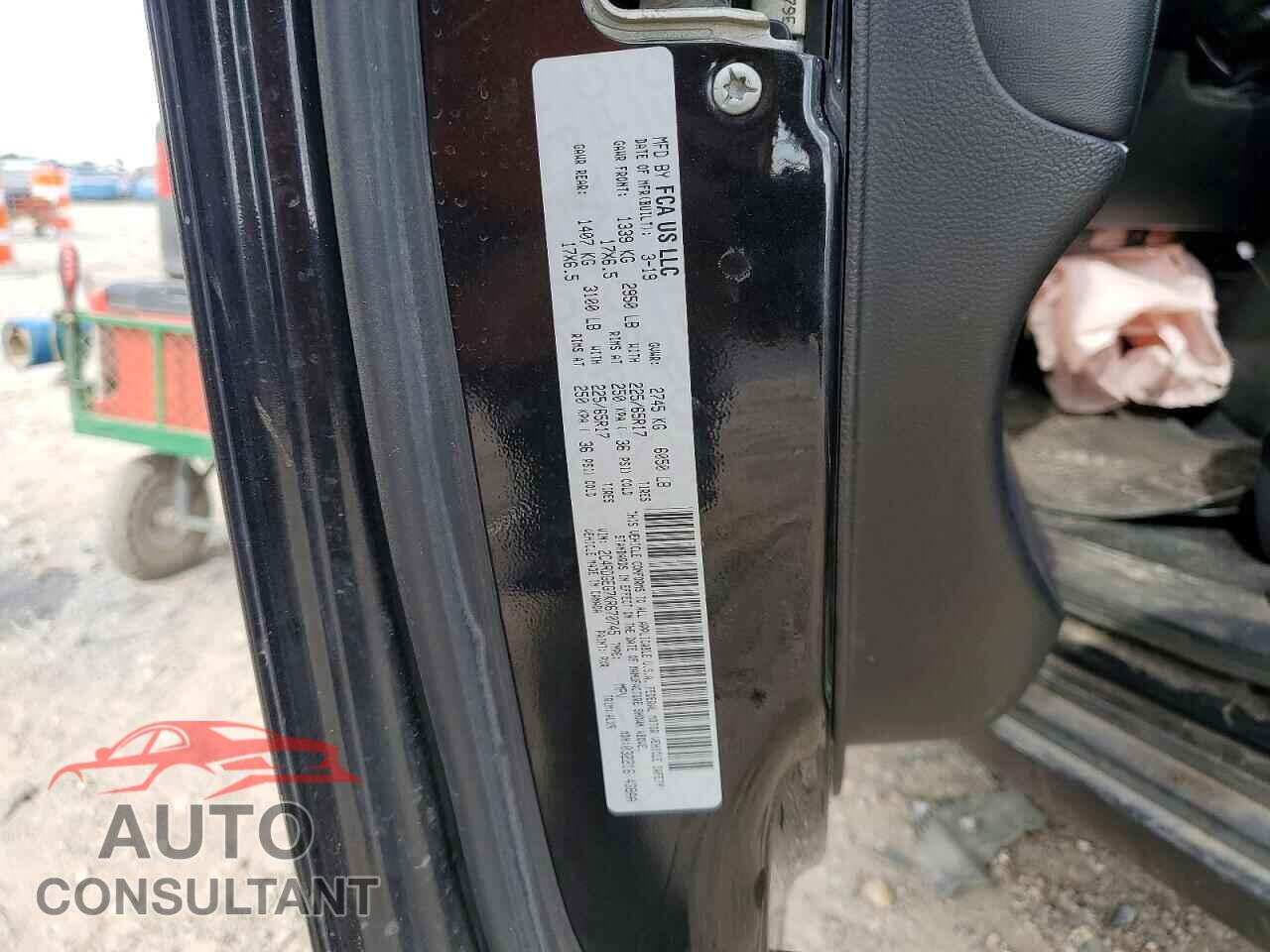 DODGE CARAVAN 2019 - 2C4RDGEG7KR670745