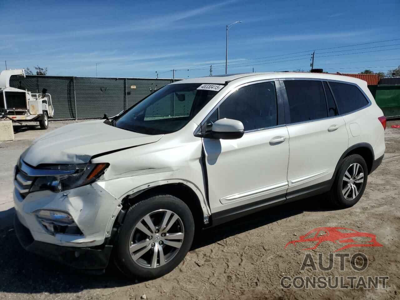 HONDA PILOT 2016 - 5FNYF5H54GB015143