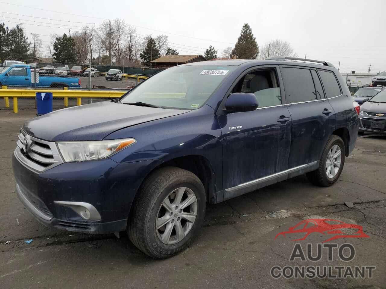 TOYOTA HIGHLANDER 2012 - 5TDBK3EH0CS118442