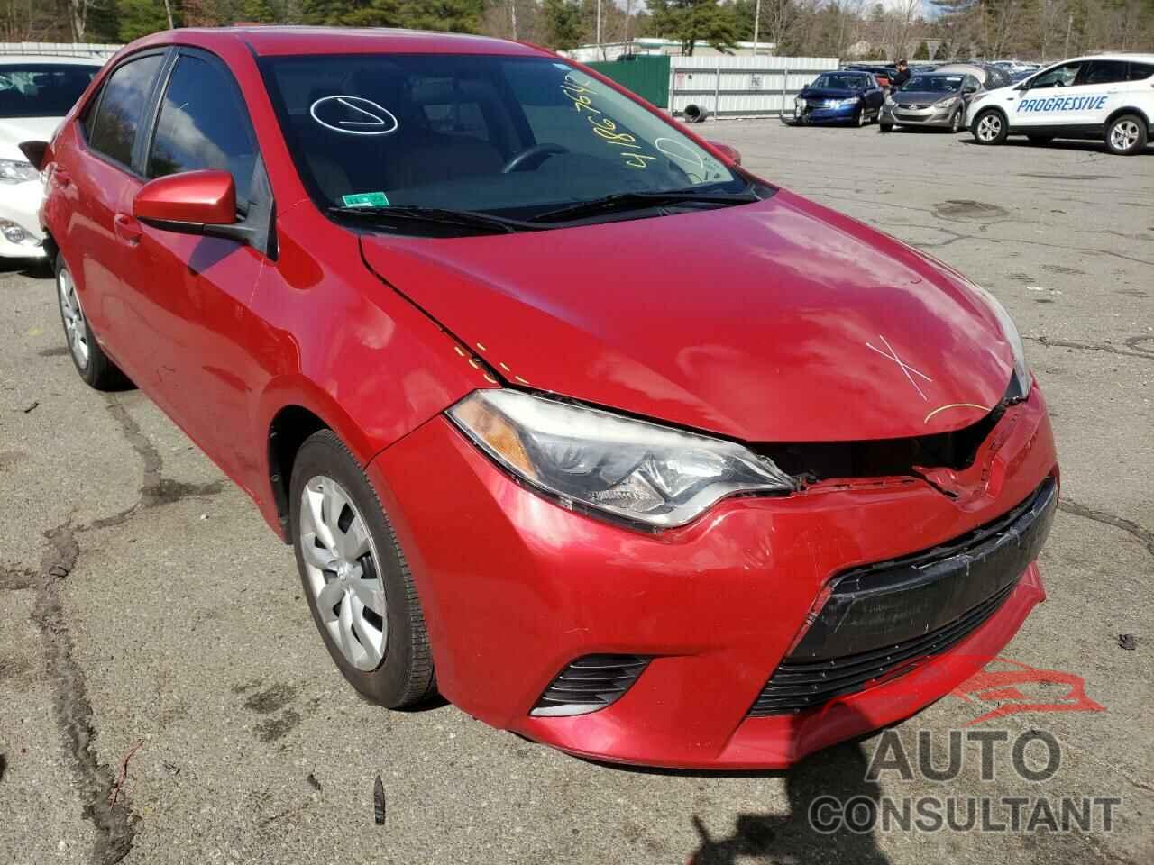 TOYOTA COROLLA 2016 - 2T1BURHE3GC653018